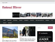 Tablet Screenshot of nationalmirroronline.net